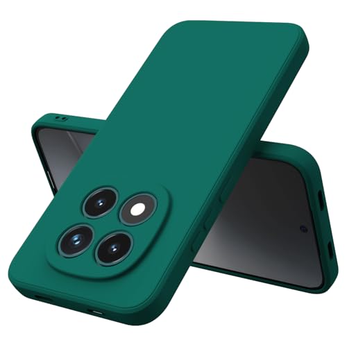 Image of Kapa Matte Protective Lens Flexible Back Cover for Redmi Note 15 Pro 5G | Slim Silicone with Soft Lining Shockproof Full Body Bumper Case (Green)