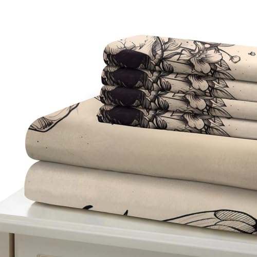 Housse de couette skieurs 3D 260x220cm en microfibre douce avec taies - 7