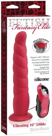 DILDO VIBRADOR ROJO 25 CM. SERIE FETISH FANTASY ELITE DE ...