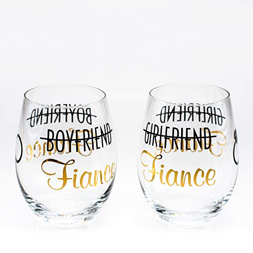 Greenline Goods – Toasting Glasses for Bride and Groom (Set of Two)| Stemless