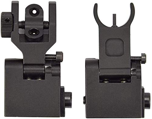 Flip Sight, Compatible con Picatinny y Weaver Rails, Vista Plegable