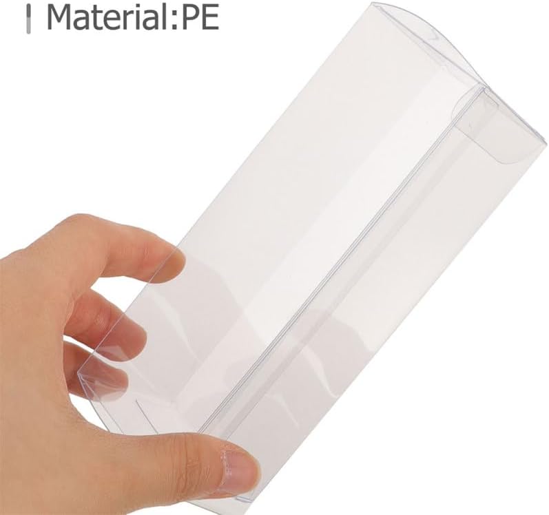 BESPORTBLE Golf Ball Display Case for Collection Transparent Pet Foldable Storage Box 4 pcs Golf Packaging Organizer for Home Office Shelf Collectibles Display image 4