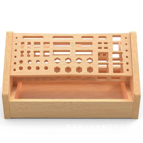 Organiseur en bambou pour tournevis et outils de bureau - 7