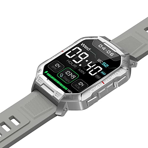 YTGER-Relojes-Deportivos-para-Mujer-Reloj-Inteligente-HD-de-Pantalla-tactil-Completa-de-183-Pulgadas-con-frecuencia-cardiaca-sueno-Contador-de-Pasos-Rastreador-de-Actividad-a-Prueba-de-Agua