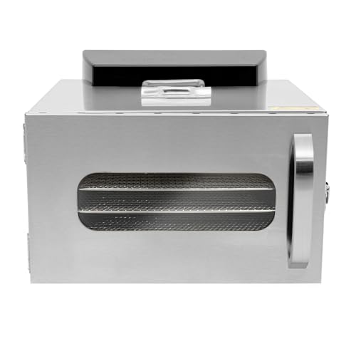 Lebensmitteldehydrators 400W 30-90℃ Food Dehydrator Gemüse- und Obsttrockner aus Edelstahl 6-lagiger Obsttrockner Dörrapparat Edelstahl Einstellbare Zeit LCD-Display Lebensmitteldehydrators 400W 30-90℃ Food Dehydrator Gemüse- und Obsttrockner aus Edelstahl 6-lagiger Obsttrockner Dörrapparat Edelstahl Einstellbare Zeit LCD-Display