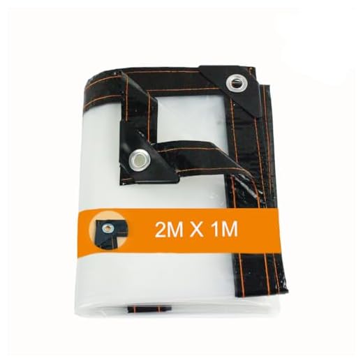 BeGrit 2M x 1M wasserdichte Transparente Plane mit Ösen Wetterfeste Plane Transparente Strapazierfähige Vordächer und Planen enthalten Spanngummi für Gartenmöbel Pflanzen Gewächshaus Pet Hutch Dach