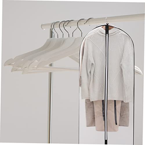 PRETYZOOM 3pcs Clothing Storage Bag Garment Covers Dust Cover for Clothes Wardrobe Suit Protector Easy Zipper Protect Coats Save Space Home Storage3