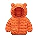 PZHHZPING Kinder Winter Teddy Jacke Mädchen Warme Daunenjacke Jacke Fleecejacke mit Kapuze Cartoon Bär Kaninchen Hoodie Sweatshirt Pullover Winter Mantel Schneeanzüge Outwear