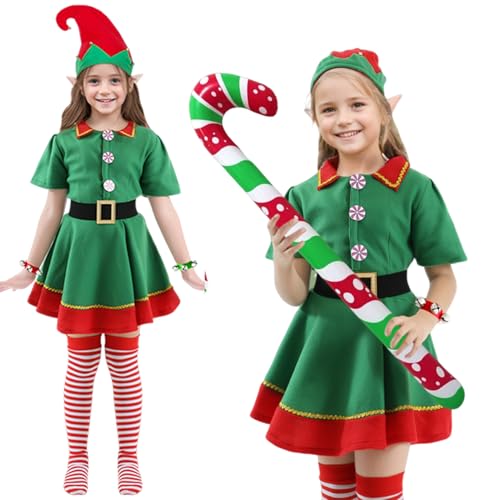 [Tumao] �T���^�N���[�X �q�� �N���X�}�X �ߑ� �L�b�Y�R�X�`���[�� �T���^ �R�X�v�� �L�b�Y ���̎q �T���^���� �X�J�[�g �p�[�e�B�[ ���� ���� �O���[���T���^�� �n���E�B������ �v���[���g 120cm~150cm 7�_�Z�b�g�i�����s�[�X+�G��