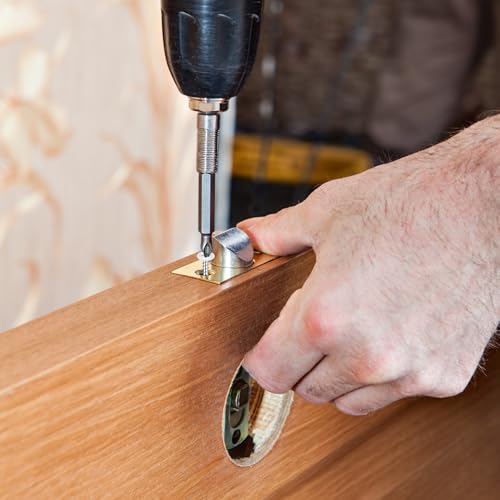 120 Stück #8 weiße Schrauben, weißes Gewinde, Flachkopfschrauben, selbstschneidende Schrauben, Holz, weiße Blechschraube, Holzarbeitsschraube für Wandplatten, 1/2 Zoll, 3/4 Zoll, 1 Zoll