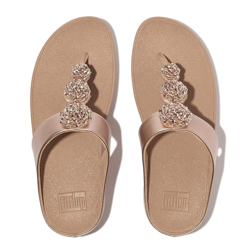 Image of FitFlop Women's, Fino Beaded Button Sandal