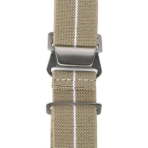Onthelevel French Troops Parachute Bag for Nylon Elastic Belt Watchband 18mm 20mm 22mm Watch Strap
