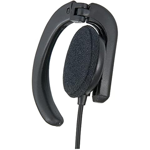 AV Link Mono Swivel Hook Earphone, Black Cover