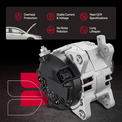 Image of BDFHYK 23100-4BA0A Alternator Compatible with Nissan Rogue 2.5L 2014-2018