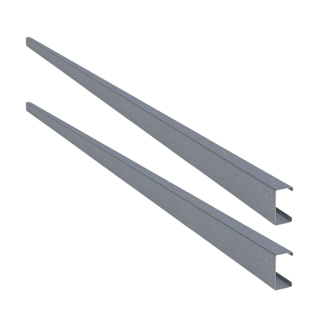 Pre-Gi Galvanized C-Channel 80X40MM for Solar Panel Mouinting Structure | Heavy-Duty Metal Channel for Solar Stand Making & Support (10Feet 2pcs Pack)-image-34