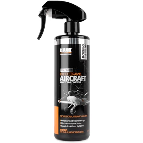 Cerakote Rapid Ceramic Aircraft Protective Coating (14 oz.) - Aviation Grade Ceramic Protection - Quick and Easy Application - Keep Aircraft Cleaner Longer