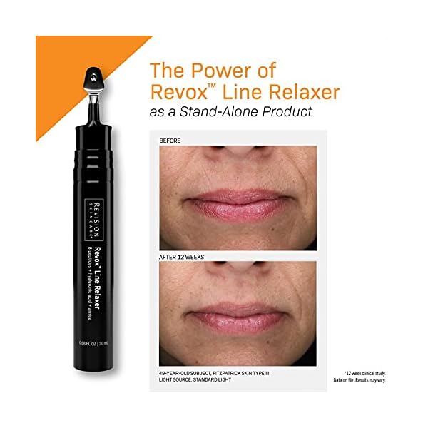 Revision Skincare Revox™ Line Relaxer, an advanced, targeted serum to improve the appearance of under-eye lines and wrinkles with hyaluronic acid, 0.68 oz