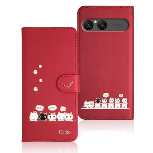 Amazon.co.jp: Qribo 適用の Xperia 10 VII ケース 手帳型 SO-52F