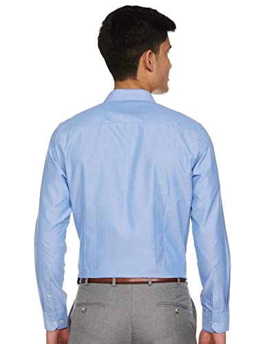 Image of Max Men Cotton Solid Slim Fit Oxford Shirt