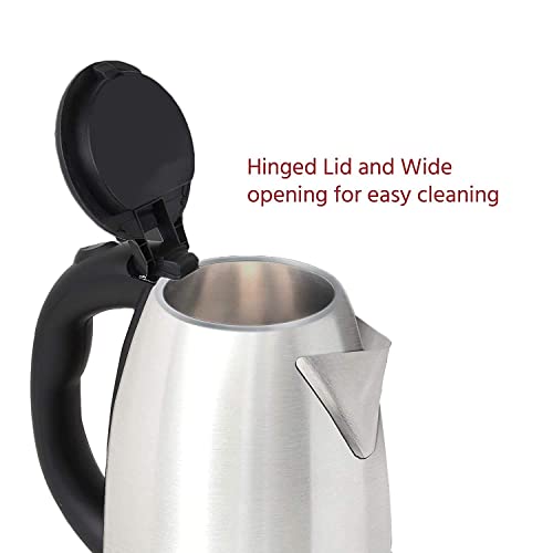Image of 1.8 L Stainless Steel Electric Kettle with 700 ML Insulated Stainless Steel Water Bottle Combo | Hot & Cold Flask with Carrying Loop | Kitchen, Office & Travel Gift Set