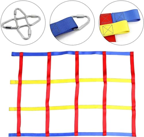 Filets d'escalade extérieurs et échelle de corde pour force et coordination - 5
