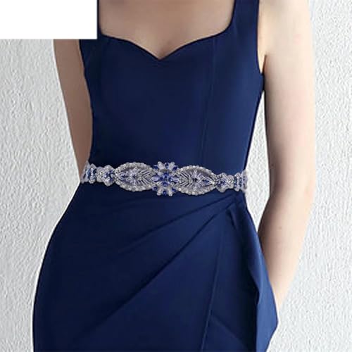Women Banquet Dress Wedding Dress Sash Bridal Jewelry Belt Handmade Applique Bridesmaid Belt2