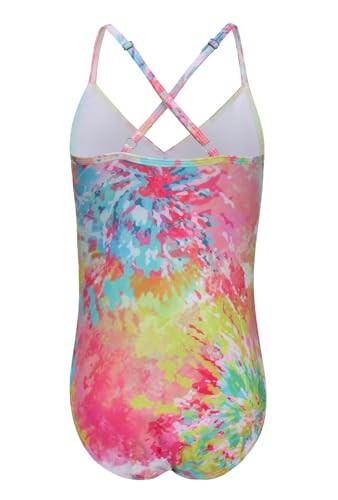 Image of Moon Tree Girls One Piece Swimsuits Ruffle Swimwear Beach Bathing Suit 2-14 Years