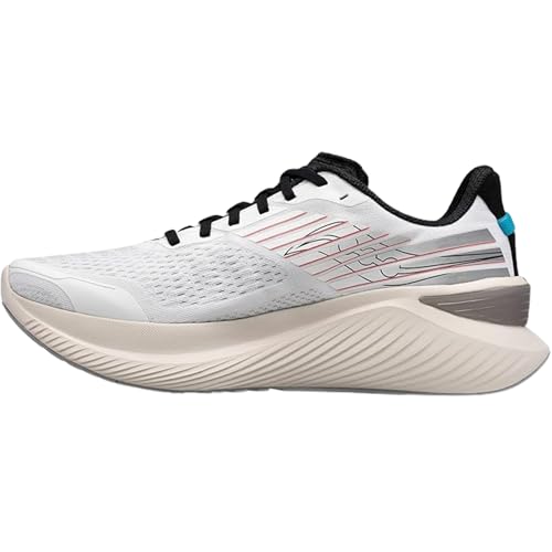 Saucony Men's Endorphin Shift 3 Sneaker, White/Sand, 10