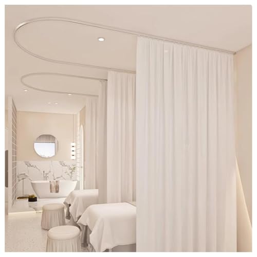 Cortina divisora de habitación para privacidad, tabiques de hospital y salón, cortina colgante versátil para baños y tiendas de ropa