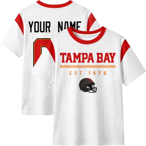 Image of T-Shirt Custom Crewneck Short Sleeve for Men Gifts | Custom T-Shirt Personalized Name and Number