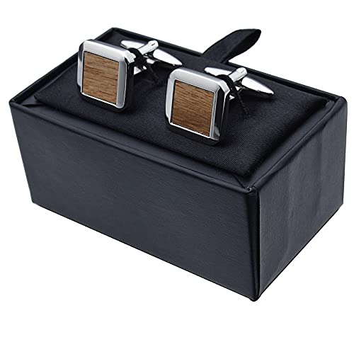 Brun 2 Boutons De Manchette De Chemise De Luxe Boutons De Manchette De