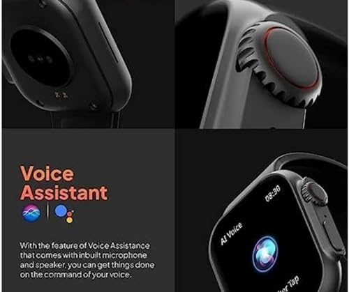 Image of CHG T800 Orange Smartwatch Bluetooth Calling | 1.99 inch HD Display | Fitness Tracker | Heart Rate & SpO2 Monitor | Sports Smart Watch for Men & Women | Android & iOS Compatible