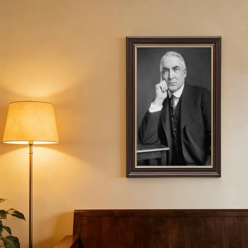 Impression sur toile Warren G Harding cadre suspendu salon