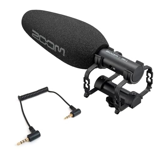 Zoom ZSG-1 - Micrófono direccional para cámara y smartphone + cable adaptador keepdrum ADP07 TRS-TRRS