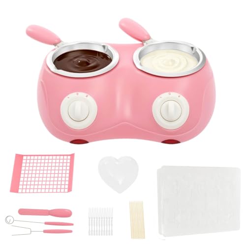 Fuente eléctrica para chocolate doble con accesorios miniatura 1