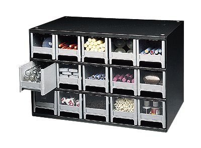 Storage Cabinet, 9-Drawer; 17" x 11" x 11"