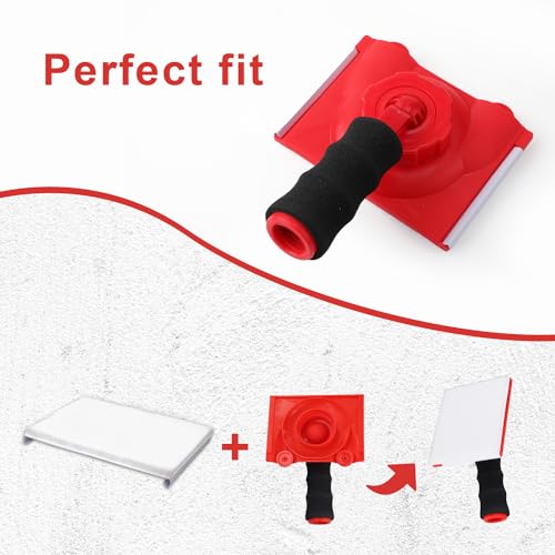 6 Stück Farbkanten-Ersatzpads, Farbkanten-Pad-Nachfüllungen Farbpads zum Streichen von Wänden und Decken Eckenmaler Zierleisten Farbkanten-Werkzeug-Nachfüllpads