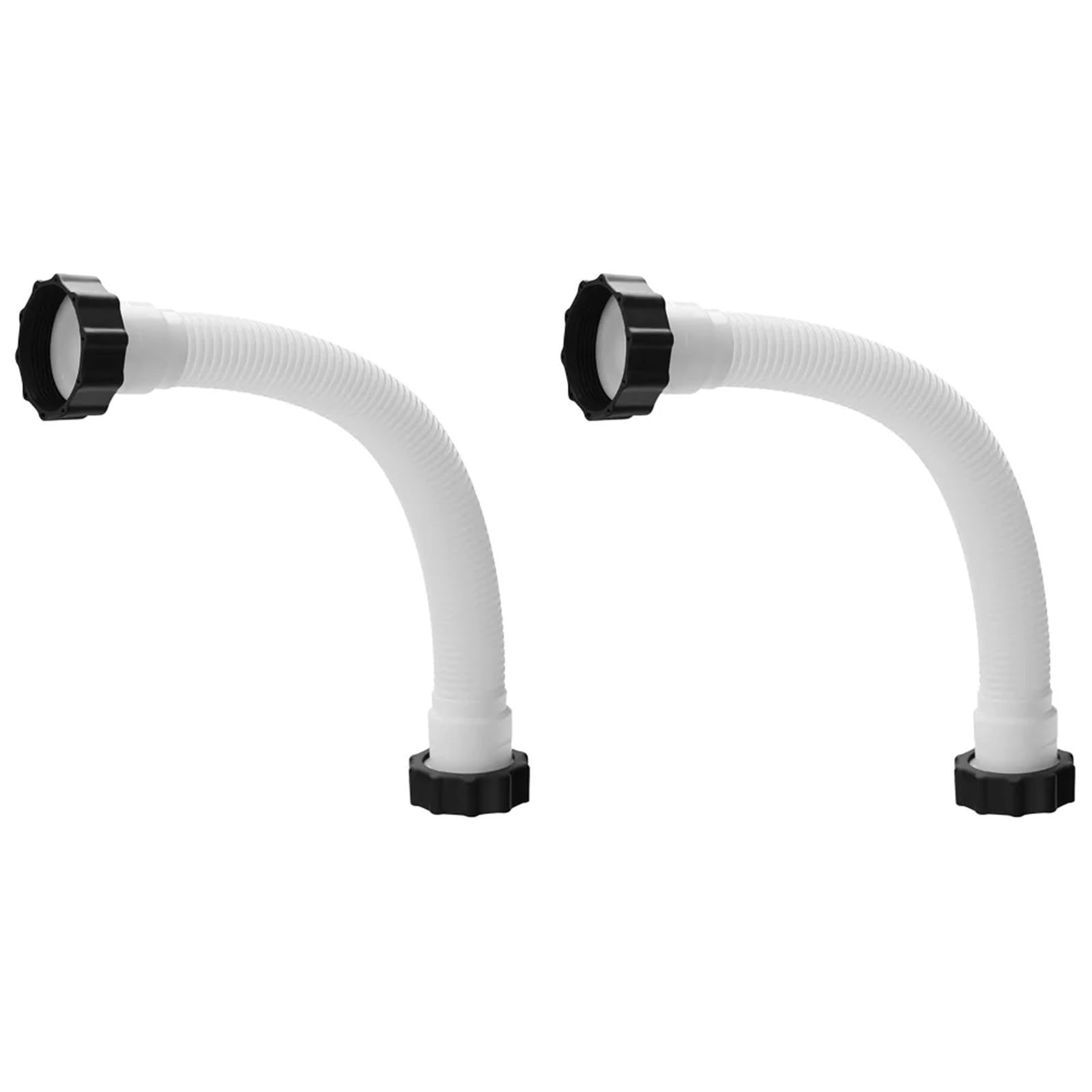 Tuyau de pompe piscine 11535, 40 cm (16 pouces), raccordable for pompes filtration, systèmes d'eau salée et accessoires Pour pompe, flexible pour eau(2Pcs)