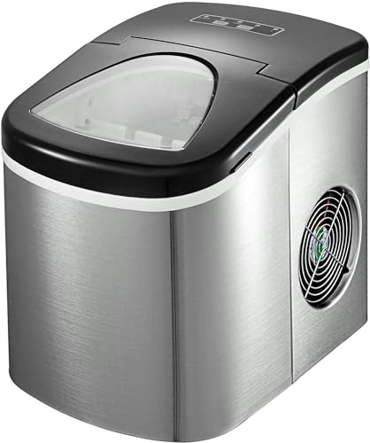Máquina automática de hielo 12KG acero inoxidable miniatura 4