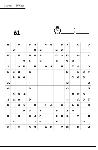 Livro Sudoku - Letras e Números 20: Nível Muito Difícil - O maior passatempo numérico do mundo!