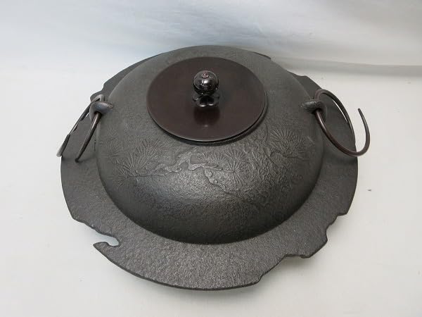 透木釜老松地紋釜師菊地政光