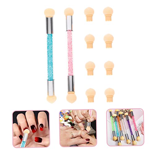 HONMEET 2 Conjuntos De Canetas De Esponja De Unhas Ferramentas De Unhas Para Arte De Unhas Strass Es