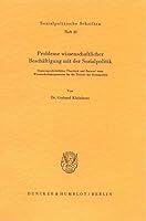 Probleme Wissenschaftlicher Beschaftigung Mit Der Sozialpolitik 3428019970 Book Cover