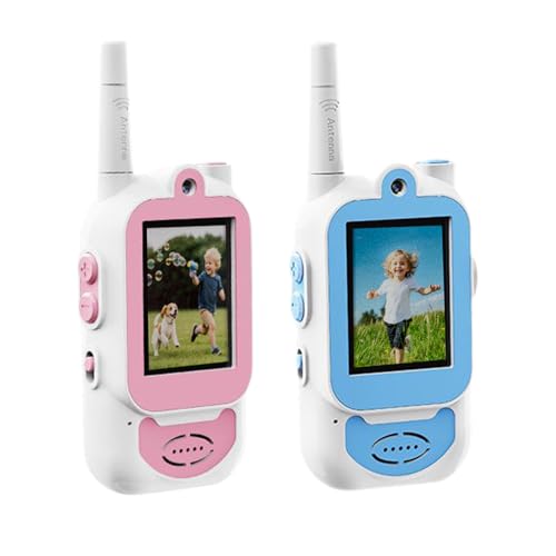 Talkies-Walkies 2 Pièces Rechargeables à Longue Portée pour Camping