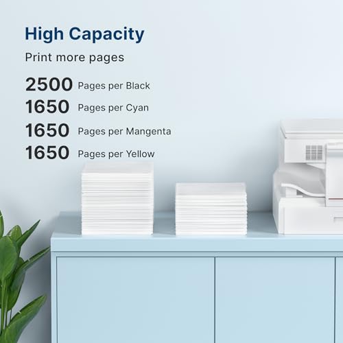 937e 937XL Ink Cartridges,With Chips, 937e for HP 937 XL Ink Cartridges Multipack Compatible for HP Officejet Pro 9720e 9730e 9120e 9132e 9125e 9122e 9120b 9110b 9720b 9130b 9117b (4-Pack, CMYK) - Image 2