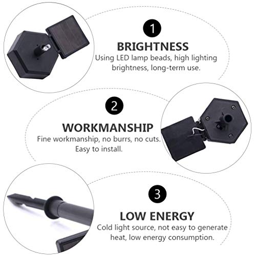 Mobestech 2Pcs Solares Luzes Do Caminho de Natal para O Jardim Do Boneco de Neve Ao Ar Livre Luzes d