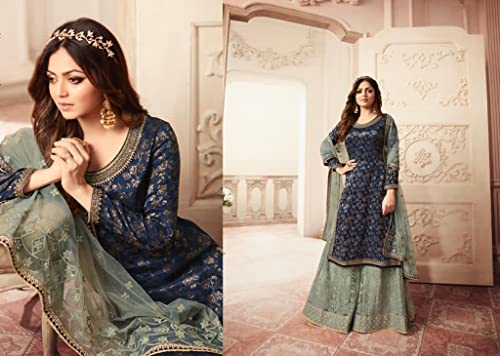 Pakistani Designer Outfits Stitched Salwar Kameez Sharara Plazzo Suit Party Wear for Woman Collection 5