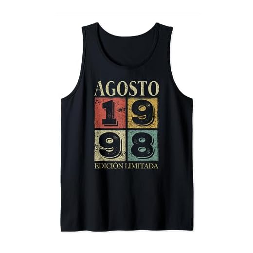 Agosto 1998 Cumpleaños nacen en Agosto De 1998 Regalo Camiseta sin Mangas