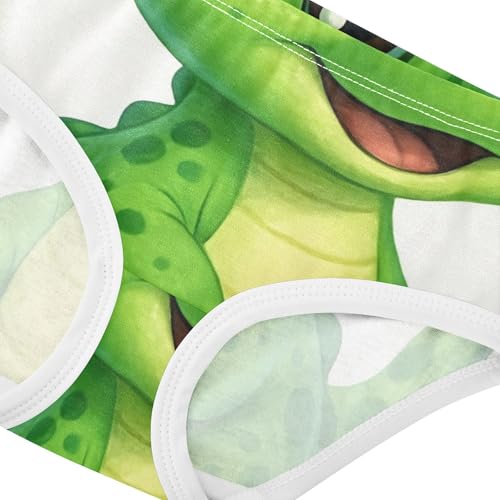 Girls Underwear Toddler 2t Cotton Girl Panties Cute Fun Print Briefs Girls Undies Cute Cartoon Dinosaur4