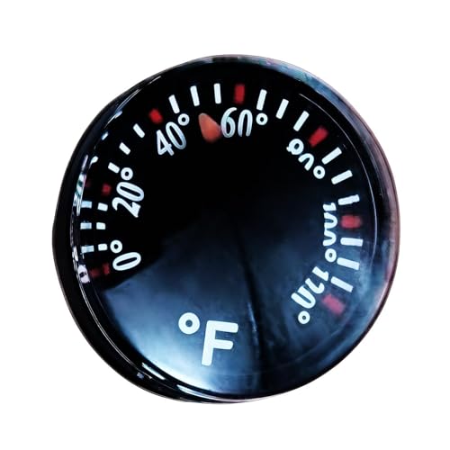 Small Thermograph,Circular Real-Time Monitoring Clear Display | Car Interior Small Temperature Meter | for SUV RV Greenhouse Garden Kitchen Bedroom